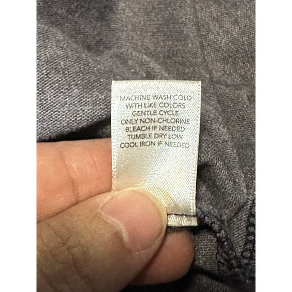 Christopher & Banks Blue & White Striped 3/4 Sleeve Top P/XL - Picture 10 of 11